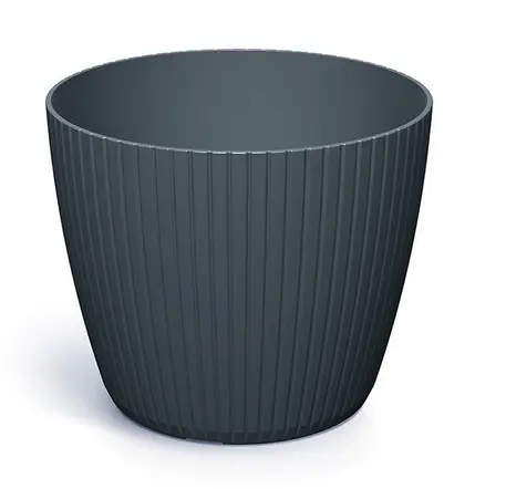 ,KVETINAC LAMIA 38,5cm -ANTRACIT