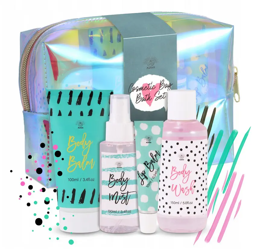 DB -AURORA COSMETIC BAG/BATH SET