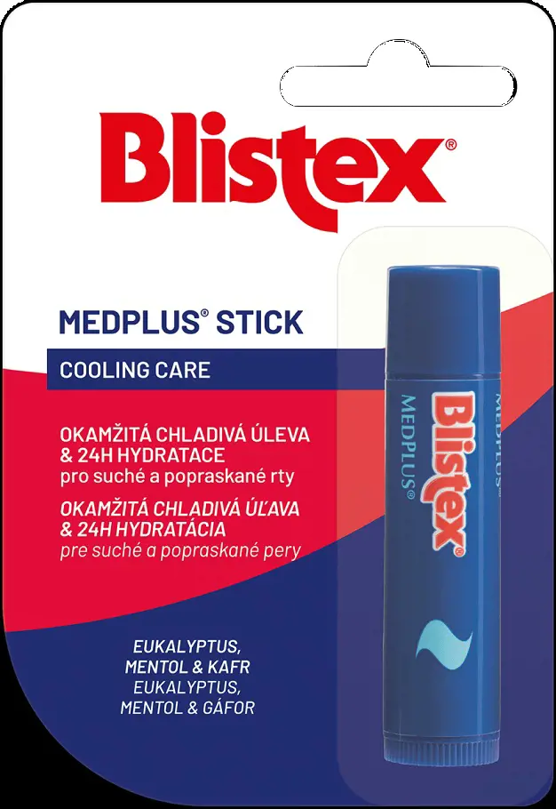 BALZAM NA PERY BLISTEX -MENTOL, EUKA