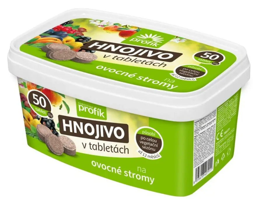HNOJ PROFIK TABLETOVE NA OVOC. STROMY 50x10g