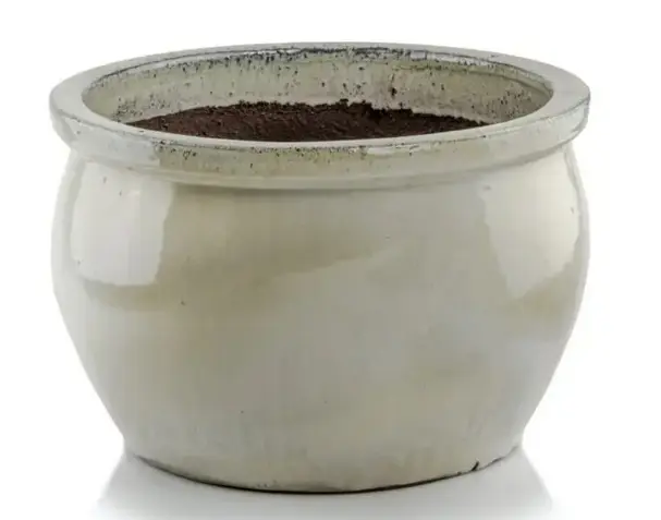 ,KVETINAC GLAZED 24cm -MRIEZKA ZELENA 28.057.24