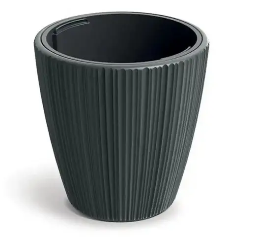 ,KVETINAC ORO 29cm -TMAVO SEDA