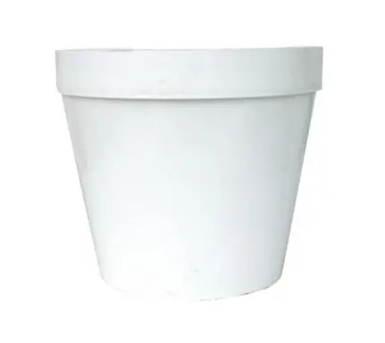 ,KVETINAC FULIA 10cm -BIELY