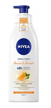 TEL.MLIEKO NIVEA 500ml -PUMP.ORANGE