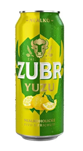 CK PIVO ZUBR YUZU 0,5l -PLECH NEALKO Z