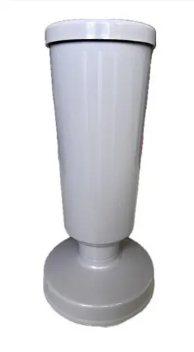 ,VAZA ZATAZOVA 30cm -BIELA