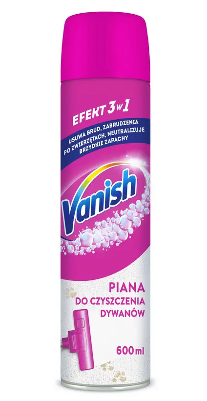 VANISH NA KOBERCE PENA 600g -3v1 ACTION