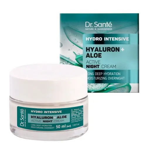 PLET.KREM DR.SANTE 50ml -HYALURON+ALOE NOCNY