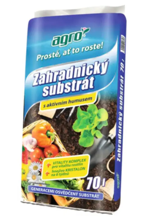 SUBSTRAT ZAHRADNICKY 70l  AGRO