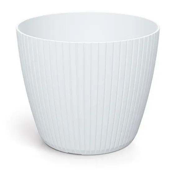 ,KVETINAC LAMIA 28,8cm -BIELA