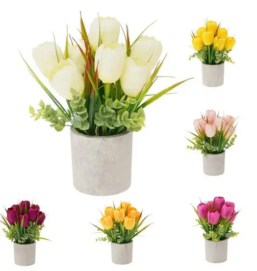 KV.UM.-TULIPANY V CREPNIKU 21cm