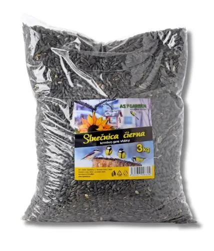 KRMITKO SLNECNICA CIERNA 3kg -GARDEN