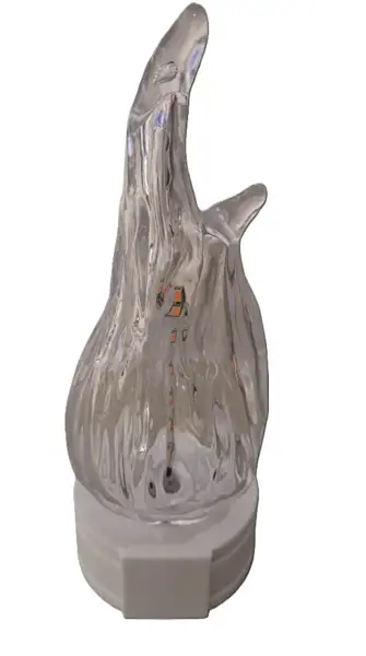 KAHANEC DIOD.V.SVETLO ZIVE 19cm BIELE