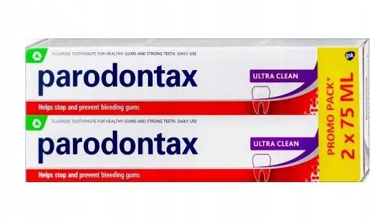 ZP PARODONTAX  2x75ml -ULTRA CLEAN