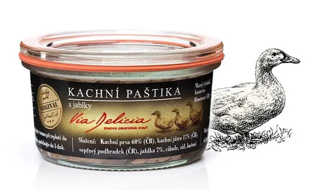 CK PAST. 130g -KACACIA S JABLKAMI