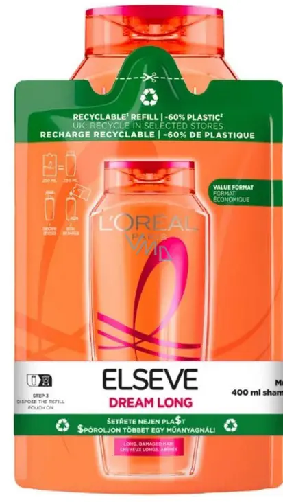 SAMPON ELSEVE 400+250ml -DREAM LONG