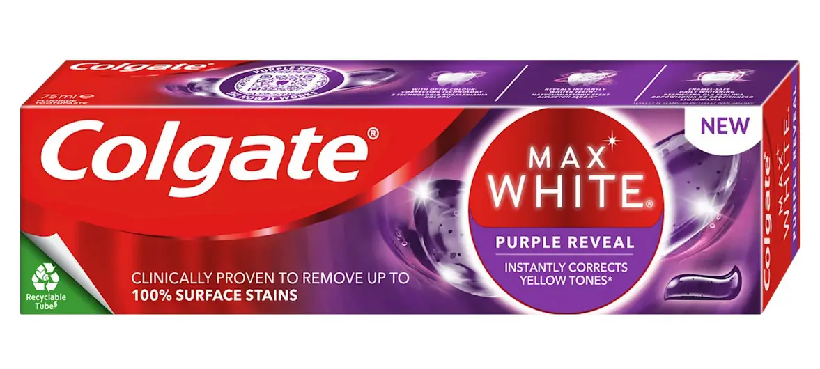 ZP COLGATE  75ml -MAX WHITE PURPLE REVEAL