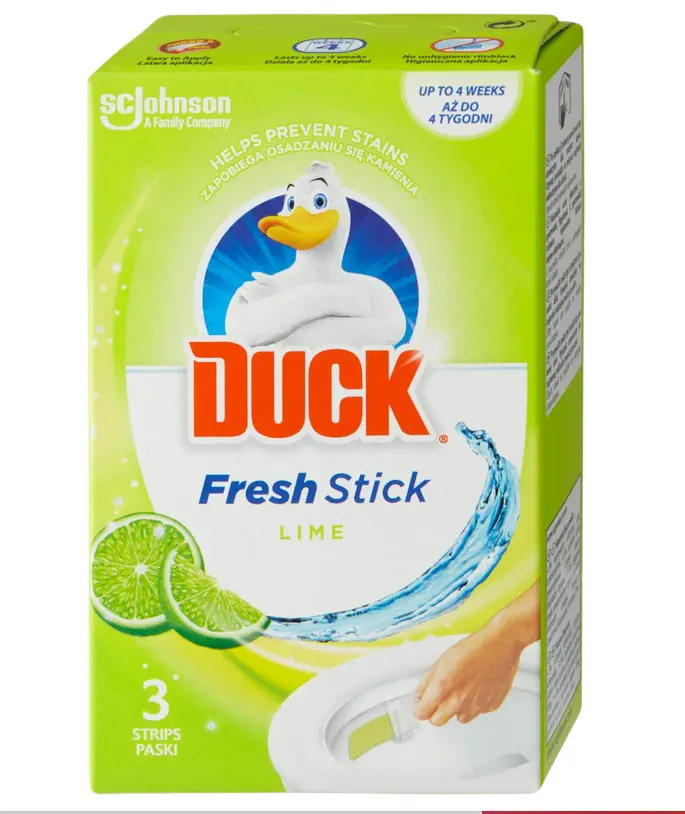 WC DUCK FRESH STICK 3x9g -LIME