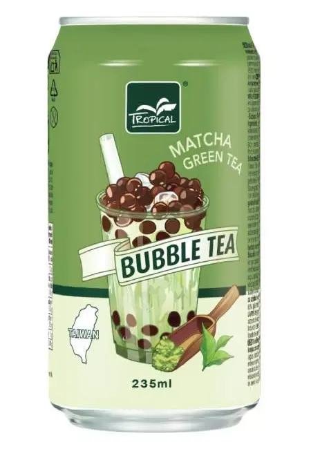 TROPICAL BUBBLE TEA 235ml -MATCHA GREEN TEA