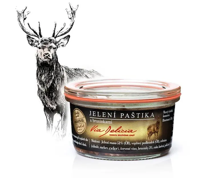 CK PAST. 130g -JELENIA S BRUSNICAMI