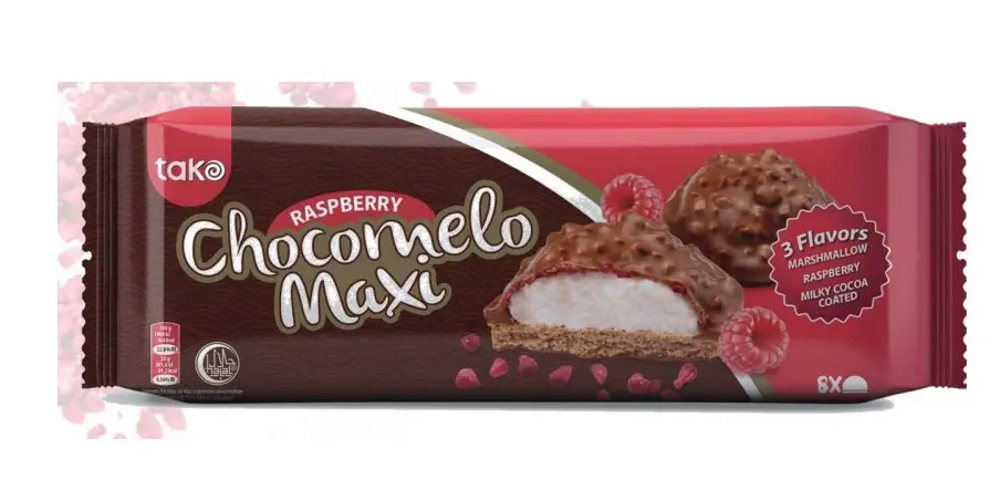 CK PECIVO CHOCOMELO 130g -RASPBERRY MAXI