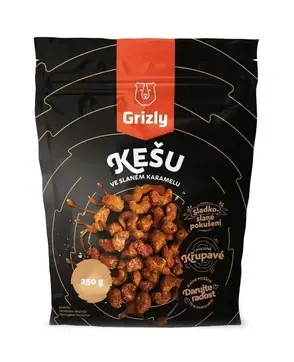 CK GRIZLY KESU V SLANOM KARAMELI 250g