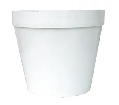 ,KVETINAC FULIA 14cm -BIELY