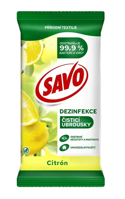 SAVO VLHC.OBR. BEZ CHLORU 30ks -CITRON