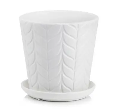 ,KVETINAC BARCELONA 16cm -JEMNY LIST BIELY 03.127.16