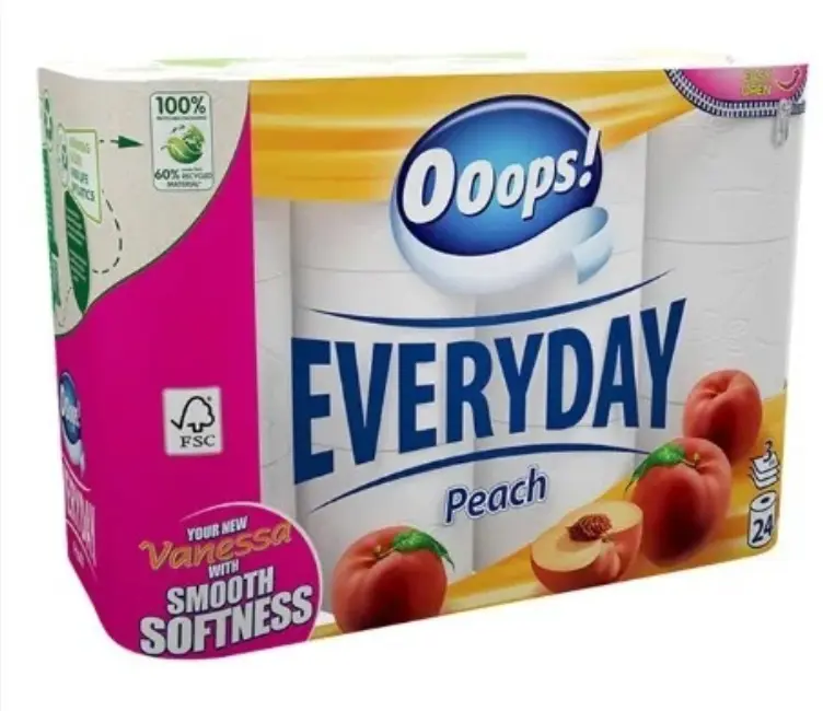 TP OOOPS EVERYDAY 3vrst. 24ks -PEACH
