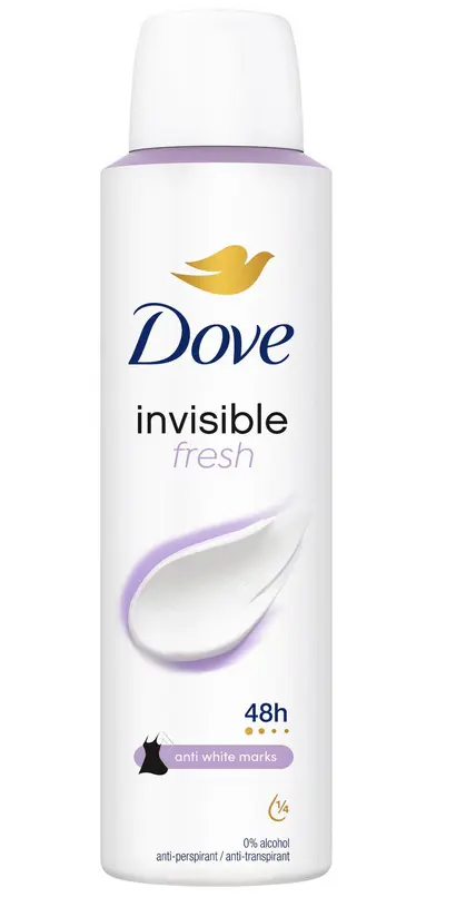 DEO DOVE 150ml -W.INVISIBLE FRESH