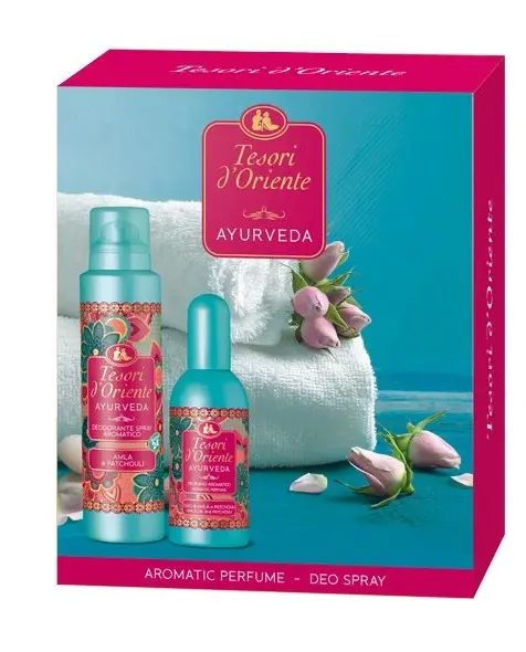 DB -TESORI D´ORIENTE -DEO+PARF.VODA -AYURVEDA